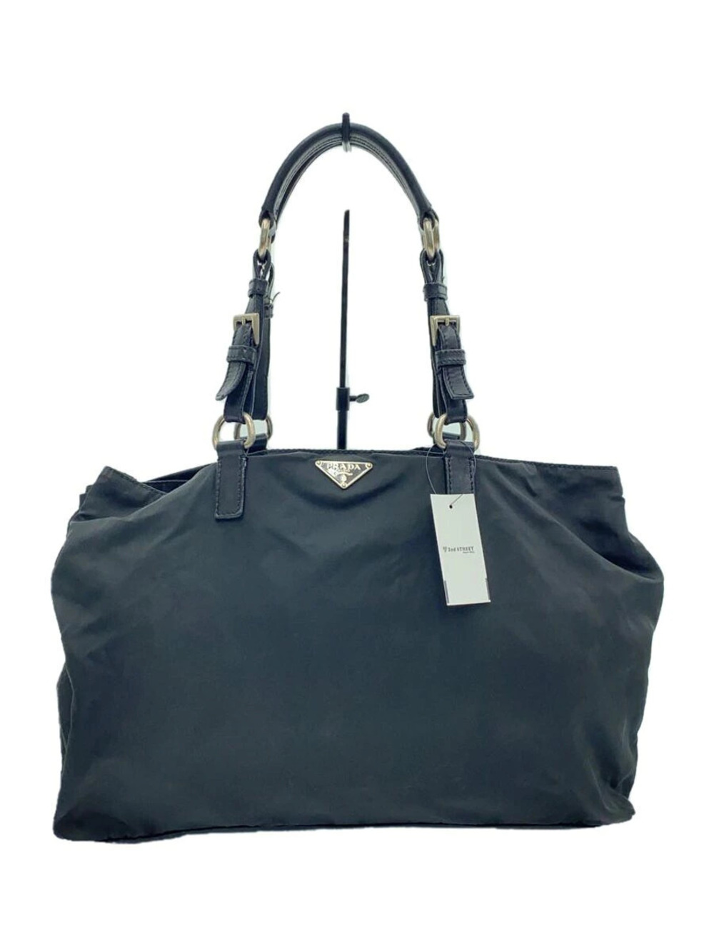 Prada Tote Tessuto Bag Black